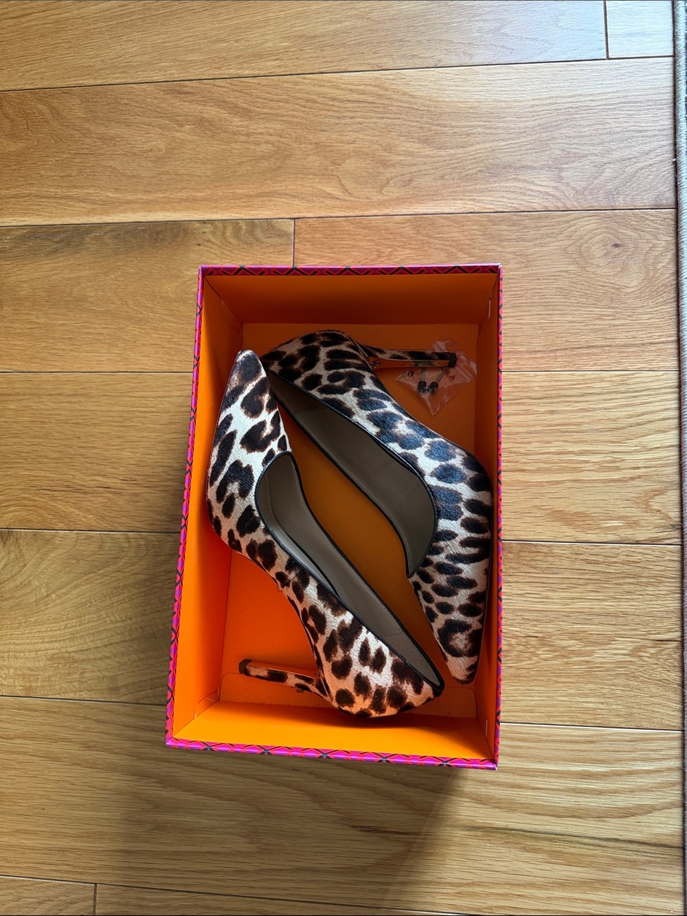 Tory Burch Leopard Print Pointed-Toe Pumps - Brown, Black